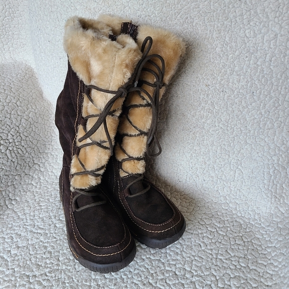 Naturalizer - Devan - suede and faux fur boots - Picture 3 of 11